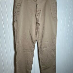 Saville Row Men’s Tan Pants size 34x32 new with tags Flat front